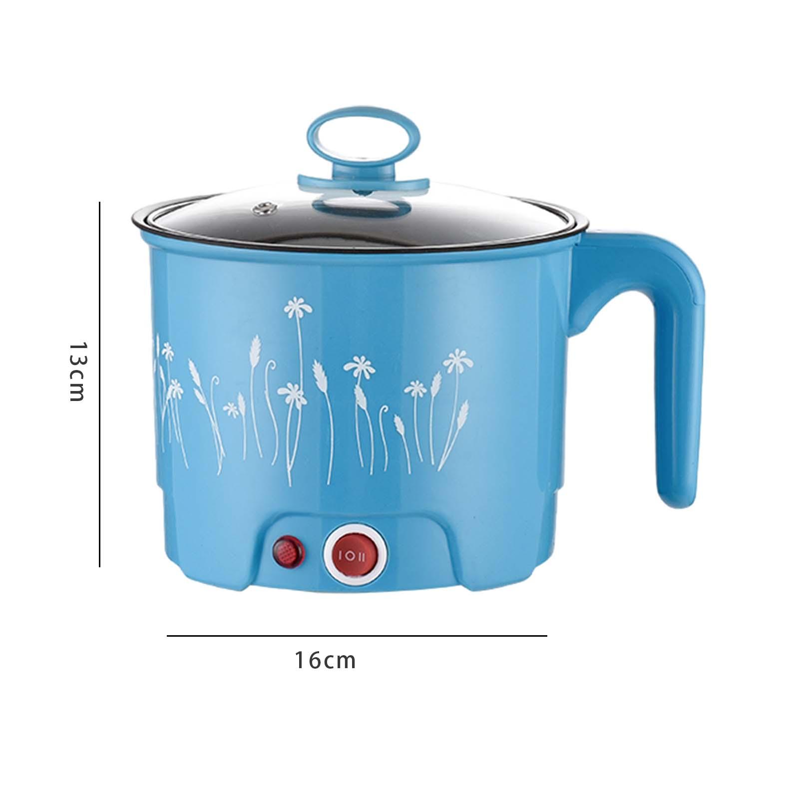 Электрические кастрюли бытовые портативные многоцелевые мини-рамен-варка лапша-варка — фото 6