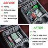PIMCAR Center Console Organizer Tray For 2014-2018 Chevy Silverado GMC Sierra 1500 & 2015- 2500HD/3500HD Models -  Fit Storage Ert Accessories