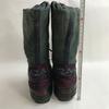 SOREL Vintage 80s-90s Canada Long Snow Boots with Inner WOS8 24.5-25.5 Green Boots Shoes(USED)