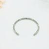Simple Temperament 304 Stainless Steel Adjustable Open Cuff Bracelet