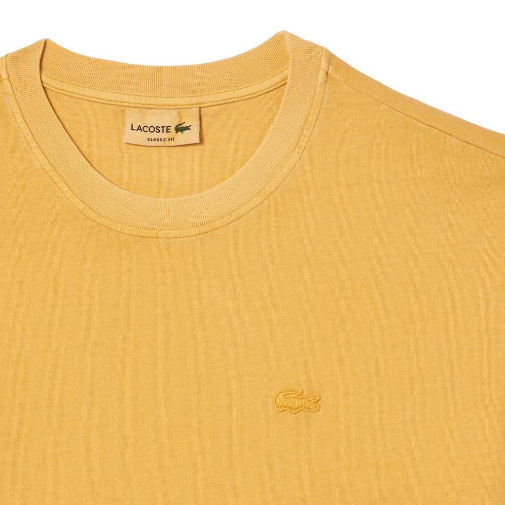 Lacoste Herren Naturgefärbtes T-Shirt