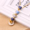 Women Fashion Hand Painted Enamel Teacup Pendant Necklace Long Chain Jewelry