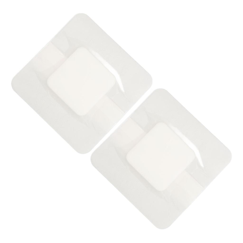 2 Stück 10x10cm Schaumstoff-Wundauflage mit Kleberand Wundverband Verband Randierte Klebende Schaumstoff-Wundauflage für die Wundpflege