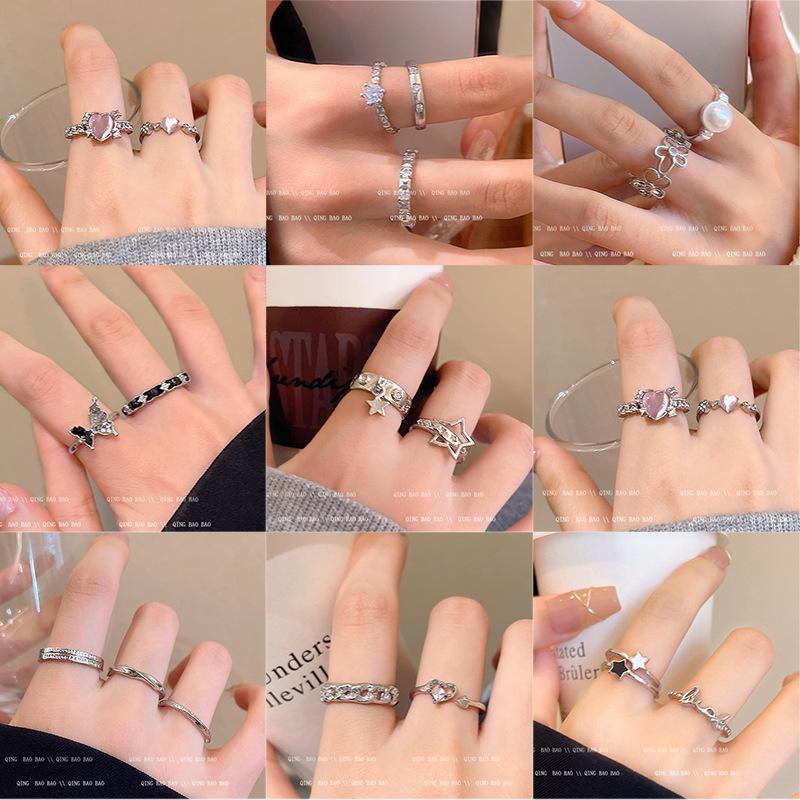 Korean-Style Niche Design Women's Adjustable Index Finger Ring: Chic, Versatile, and High-End for a Cold, Distinctive Look