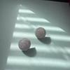 French Star Round Ball Stud Earrings: Stylish, Exquisite, Simple Design with a Luxurious, High-Class Feel.
