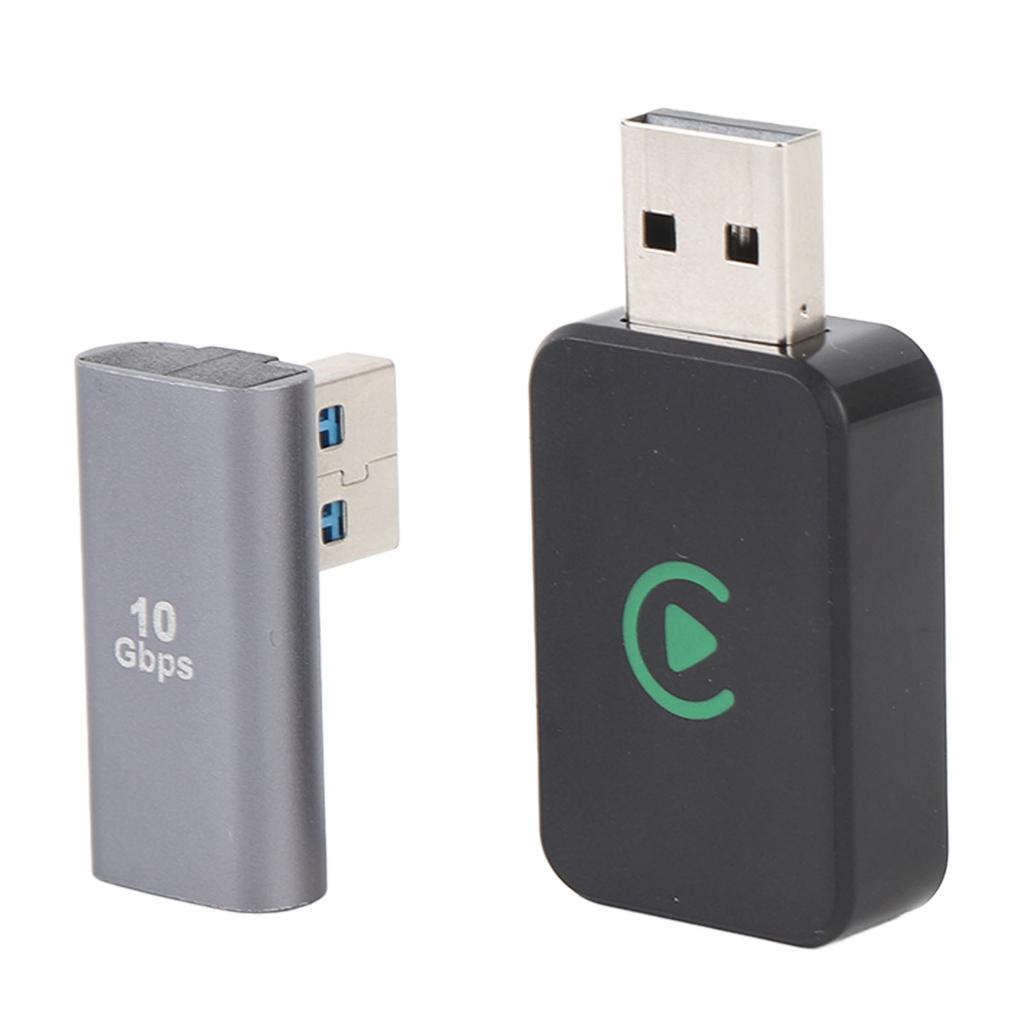 2 In 1 Wireless Adapter Dongle for Carplay Wired To Wireless USB Plug and Play for Android Auto Wireless Adapter for