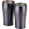 Wahei Freiz a Pure Copper 300ml 2 Sake Made In Takumiya Tsubame-Sanjo, Craftsmanship-driven Tumbler, Capacity, Tin-plated Cups, Japan, TY-067