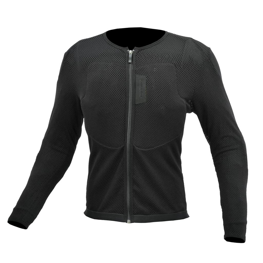 KOMINE Motocyklové Super Cool Obrněné Horní Vnitřní Prádlo Černé S SK-834