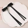 Ballet Style 4cm Bow Duckbill Hair Clip - Sweet Ribbon Hair Accessory