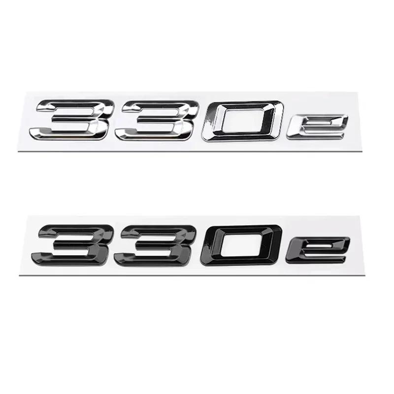 Sticker Emblema Lettere Logo Bagagliaio Auto in ABS per BMW 316e 318e 320e 323e 325e 330e 335e 530e E46 E90 E91 F30 F31 F34 G20 G30