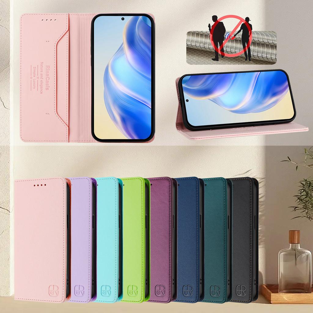 Pro ZTE Blade A52, A53, A73, V50 Vita, V40S, Axon 60, V60, A75, V60 Vita, V70 Vita... Prémiové pouzdro z PU kůže ve stylu peněženky, nárazuvzdorné a s RFID blokováním