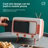 TV Tissue Box Mobile Phone Stand Desktop Tissue Napkin Container Holder Rack