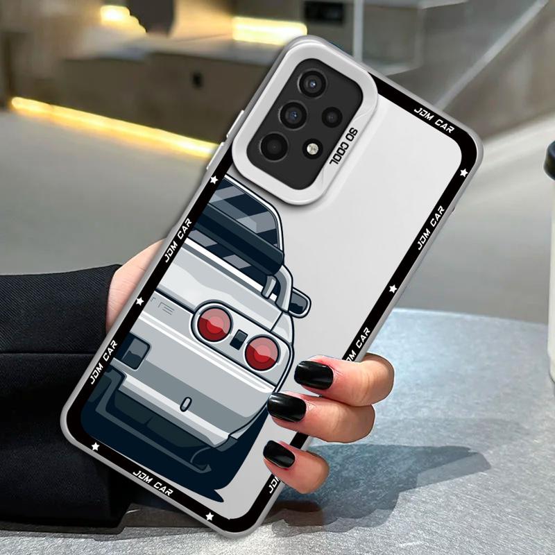 JDM Dream Car Sport Phone Case for Galaxy A12 A13 A14 A23 A32 4G 5G A22 5G A24 4G A33 5G A34 5G A35 5G Matte
