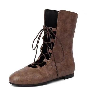 Chelsea Ankle Women Boots Flats Sneakers Shoes Winter 2025 Brand New Goth Gladiator Hollow Leather Shoes Trend Snow Botas Mujer