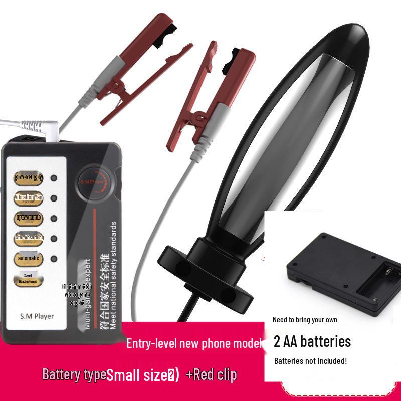 Electric Shock Silicone Conductive Nipple, Clitoral, and Anal Clamps - SM Training Toys