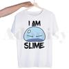 Rimuru Tempest That Time I Got Reincarnated As A Slime T-shirt for Men Short Sleeve T Shirt for Male White T Shirt Women Tees