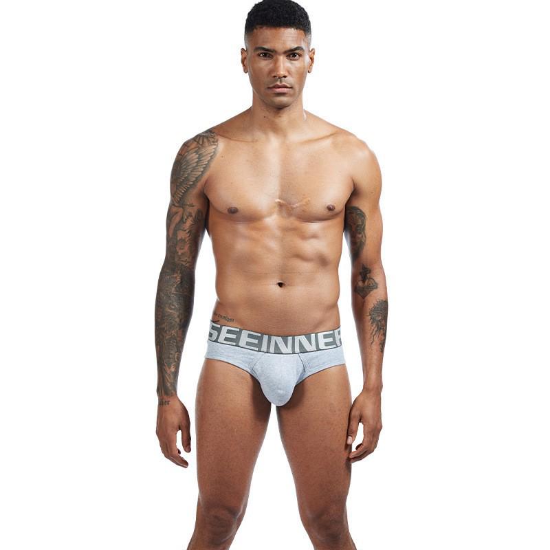 Men's Stylish Cotton Low-Rise U-Pouch Briefs - Comfortable, Trendy & Sexy