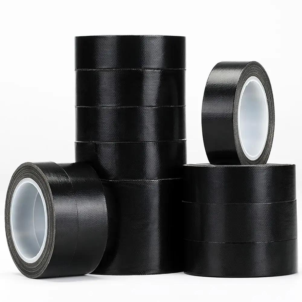 10m/Roll High Temperature PTFE Tape Waterproof Wear Resistant Cloth Durable Insulated Fiberglass Adhesive Tape Industrial Use