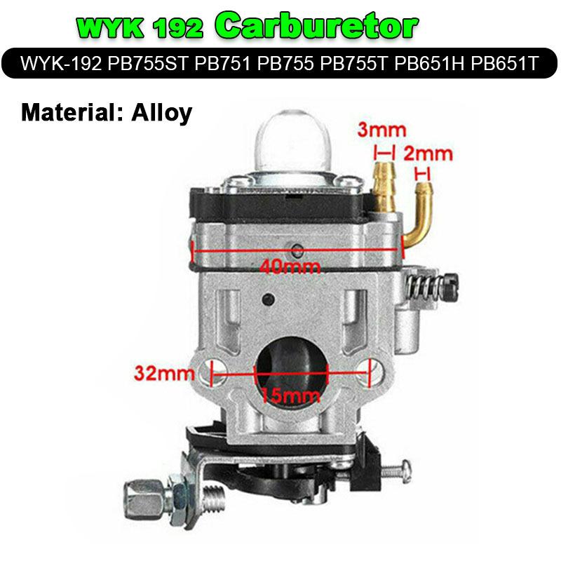 Engine Carburetor Brush Cutter Strimmer Cutter Chainsaw 15mm Carburetor Kit 43cc 52cc Engine Carburetor 40-5 44-5