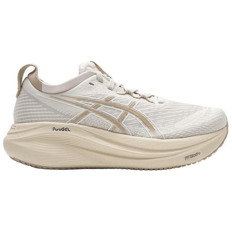Asics Gel Nimbus 27 Bjørk Dame Sneakers Krem Fjærgrå 1012B872-200