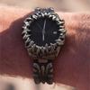Hot Sell Black Scale Dial Quartz Watch Men's Antique Alabaster Y2K Demon Claw Luminous Medieval Unique AAA Creative Men Watch