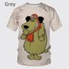Moda Estiva Personaggio dei Cartoni Animati Stampa 3D T-shirt a Maniche Corte da Uomo Hip-hop Unisex Casual Girocollo T-shirt Top Streetwear