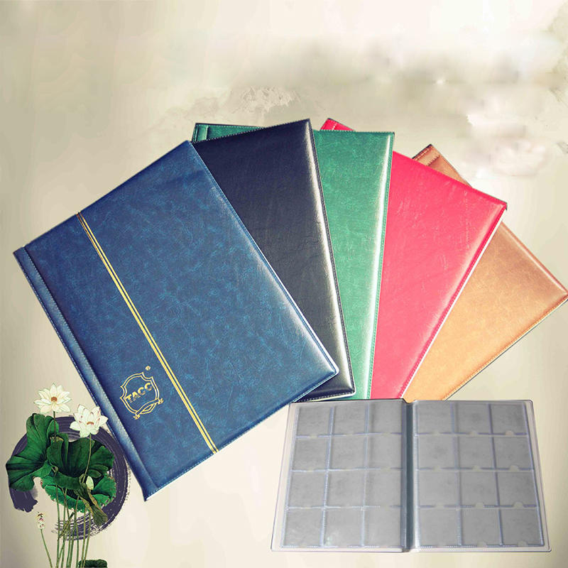 120-Grid Coin Collecting Book with 10 Pages Lightweight Coin Storage Case Organizer Holder Album for Collectors