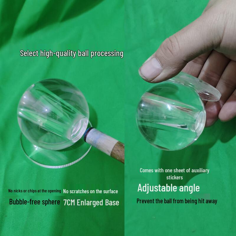 Transparent Billiard Cue Stroke Training Ball