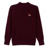 Women's Pure Wool Half-High Neck Sweater: Winter Warm, Loose Fit, Fashionable for Middle-Aged & Elderly Mothers