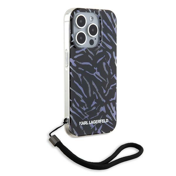 Karl Lagerfeld Klhcp15Xhzbpkccu Iphone 15 Pro Max 6.7 Fioletowy/Purple Zebra With Cord