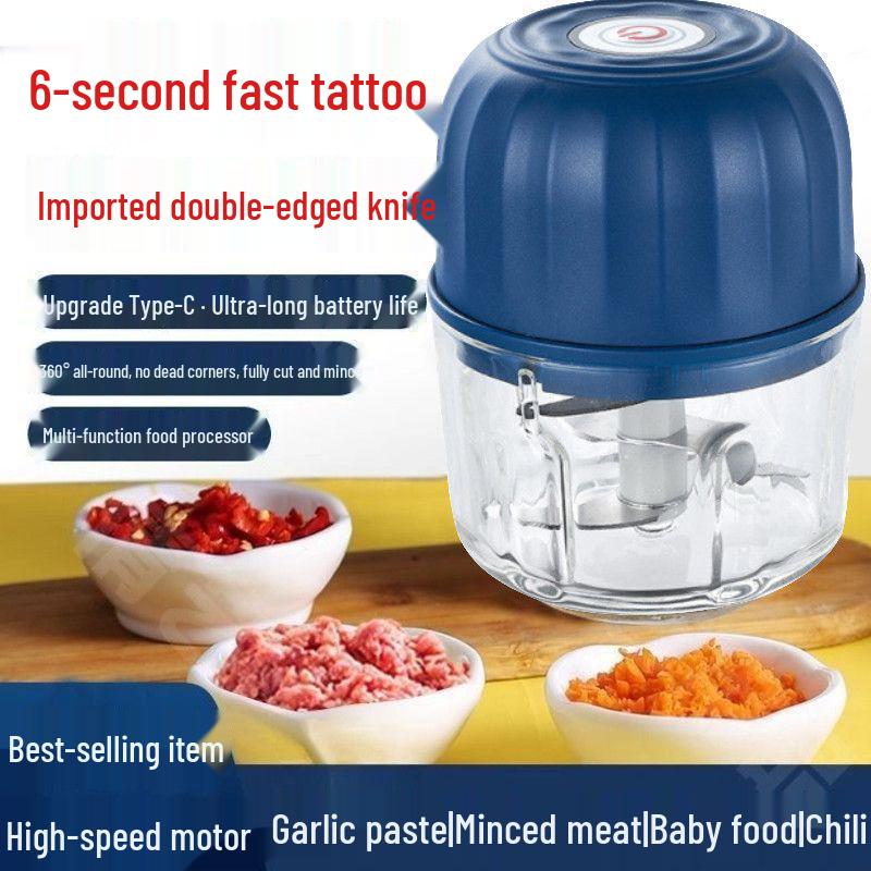 Electric Household Multifunction Meat and Garlic Grinder