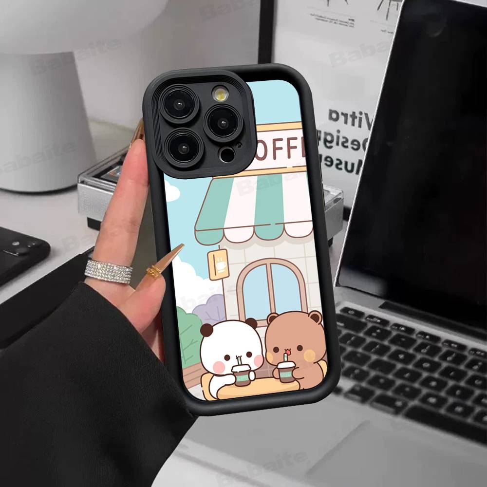 BuBu And DuDu Silicone Soft Phone Case For IPhone 17 16 14 13 12 11 15 Pro Max Plus Air Cover