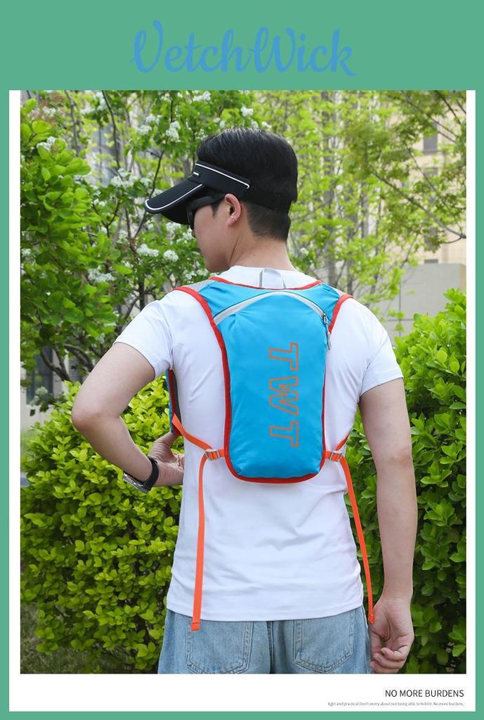 Running Backpack With Water Bottle Holder For Outdoor Fitness Enthusiasts