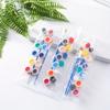 Children's 12-Color Acrylic Paint Set with 6-Piece Art Tools for Painting, Coloring, and Graffiti.