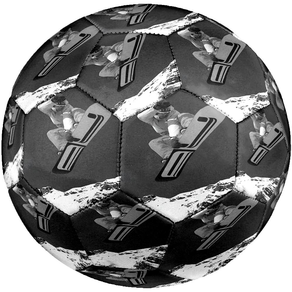 ski Theme Size 5 Soccer Ball, Suitable for Both Indoor and Outdoor Matches, a Gift Suitable for Everyone.