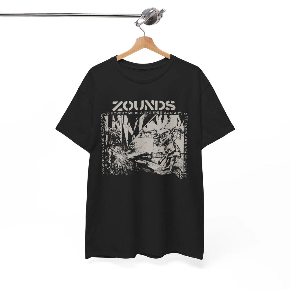ZOUNDS Футболка панк Анарко-Панк Crass Mob Conflict Omega Tribe Crass Унисекс Футболка S