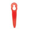 Brand New Plastic Blades 40PCS Grass Grass Trimmer Plastic Red Replace Trimmer 83MM Length Accessories Cordless
