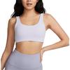 Nike Womens Dri-Fit Alate Solid Training Sports Bra Women Underwear Purple FB3240-536