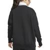 Nike FW22 Letter Logo Print Crew Neck Long Sleeve Sweatshirt Women Sweatshirt Black DZ4626-010