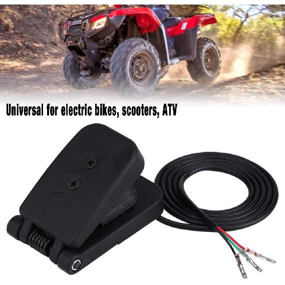 KIMISS Motorcycle Pedal Rubbers ATV Foot Accelerator Throttle Speed Control Universal for Electric Bikes, Scooters, ATV