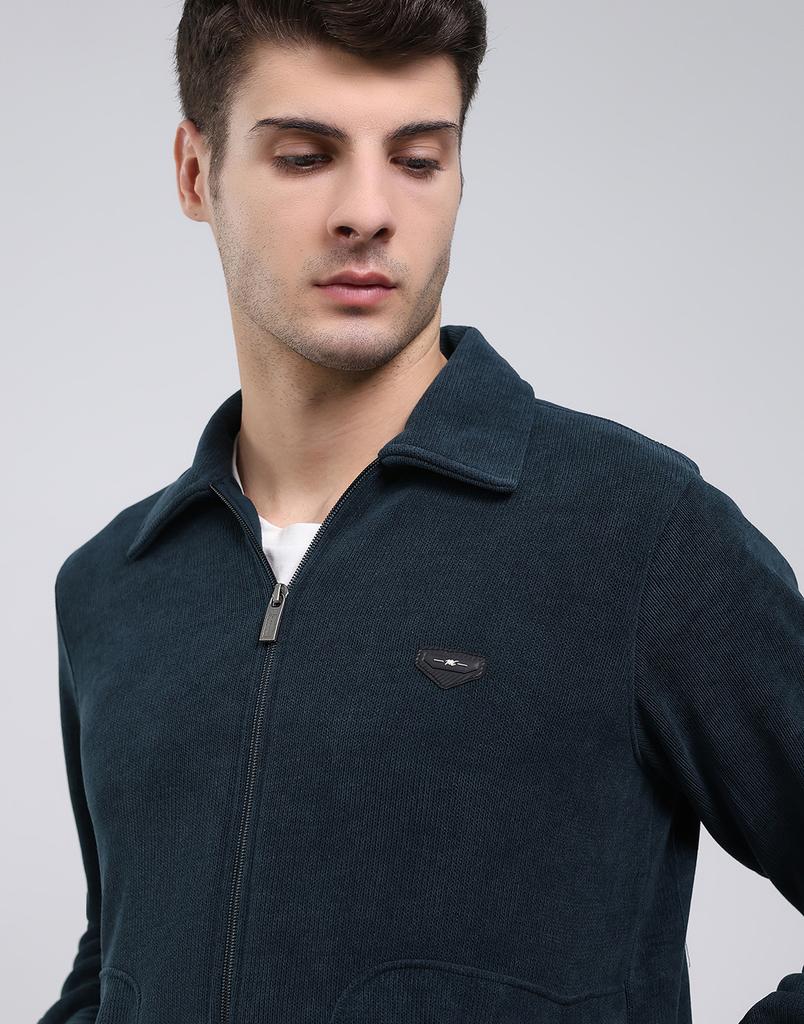 Monte Carlo Men's Collar Neck Full Sleeve Sweatshirt