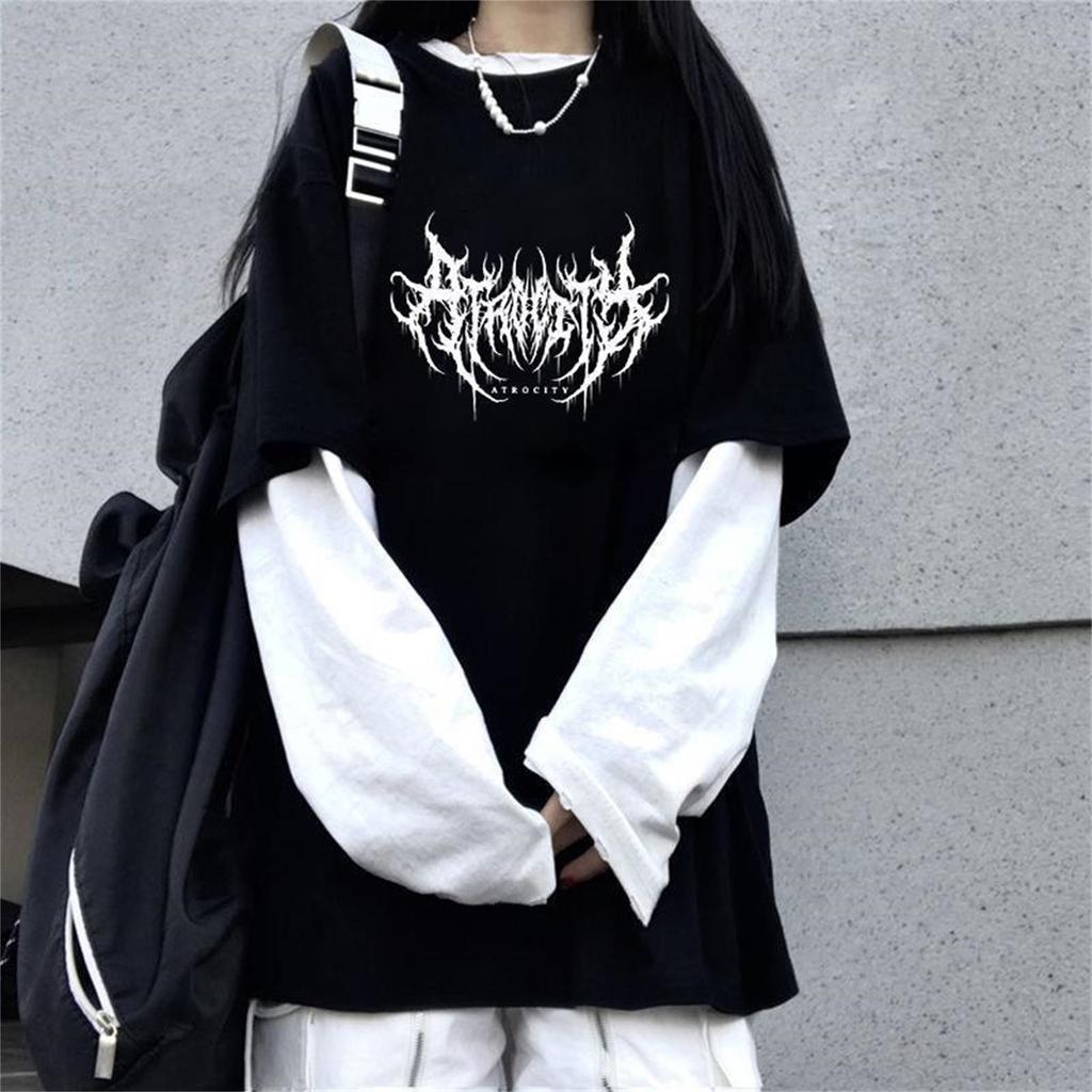 Women's Spring And Summer Printed Loose Round Neck Long Sleeve T-Shirt