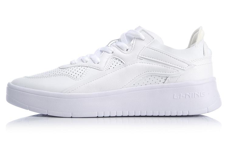 Li Ning Wave Низкие Кеды для Скейтбординга Мужские Белые AGCQ091-1 41