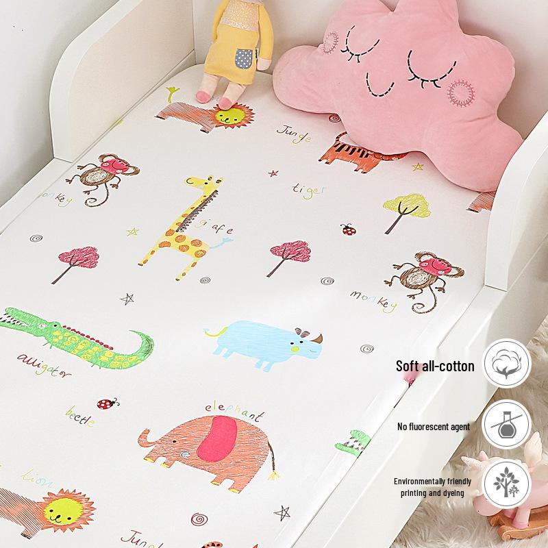 Customizable Soft Breathable Baby Crib and Kids Bed Mattress Cover