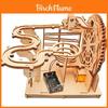 Technology Small Construction Wooden Electric Track Marble Toy For Kids Educational Play