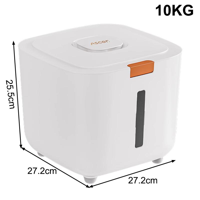 Ведро для риса Насекомо- и влагозащищенный герметичный контейнер Пищевой контейнер для хранения Кухонный контейнер Коробка для хранения 10KG