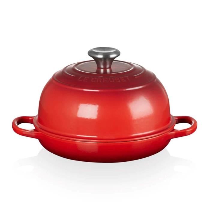 Le creuset cocotte à pain en fonte émaillée 24 cm cerise
