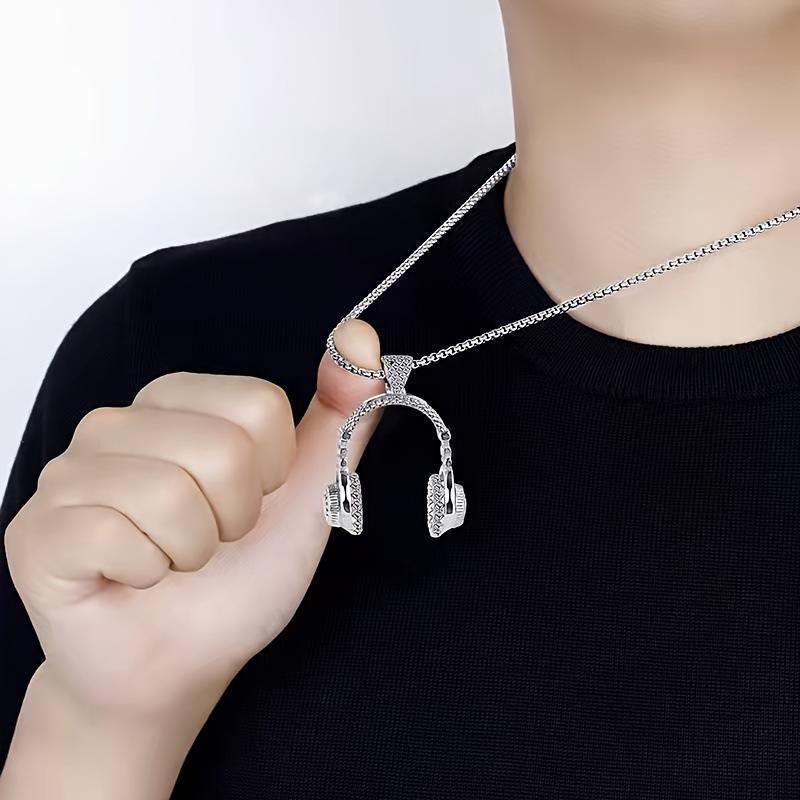 Musik Kopfhörer Halskette Anhänger