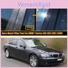 Post Car Hochglanz 6er Set Säule Klavierlack Schwarz Für Bmw 7er Reihe E65 E66 20012005 2006 2007 2008 Türfensterleisten Abdeckung Aufkleber