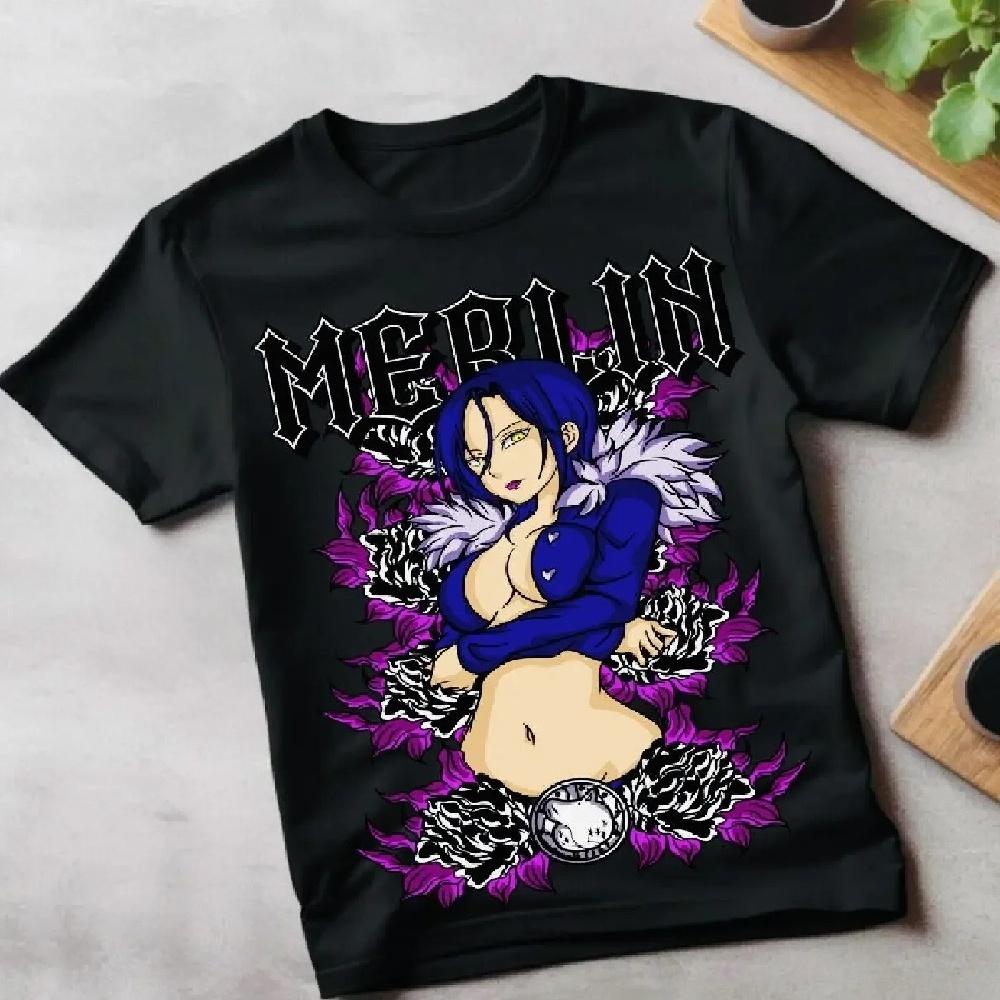 

Akame Ga Kill Esdeath T-shirt Akame Ga Kill Esdeath S Anime Shirt All Size XXXXXL чёрный